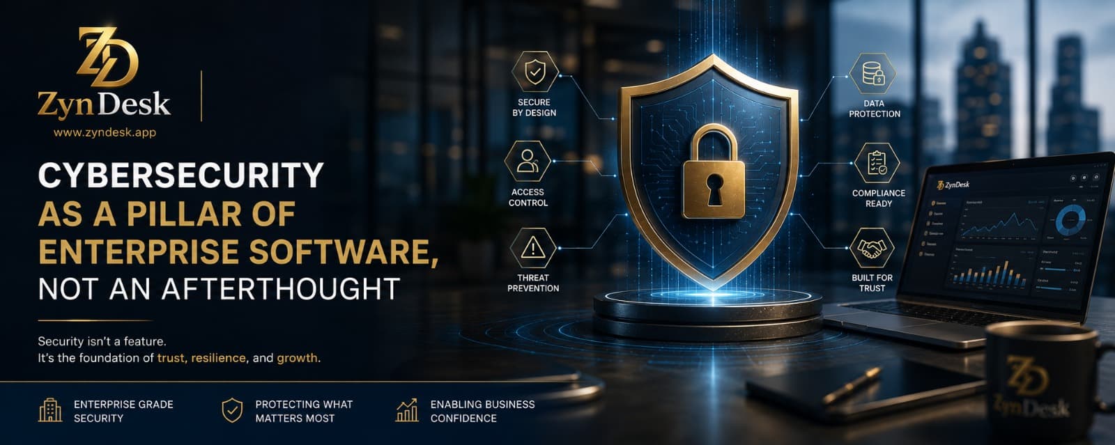 Cybersecurity as a Core Pillar of Enterprise Software, Not an Afterthought