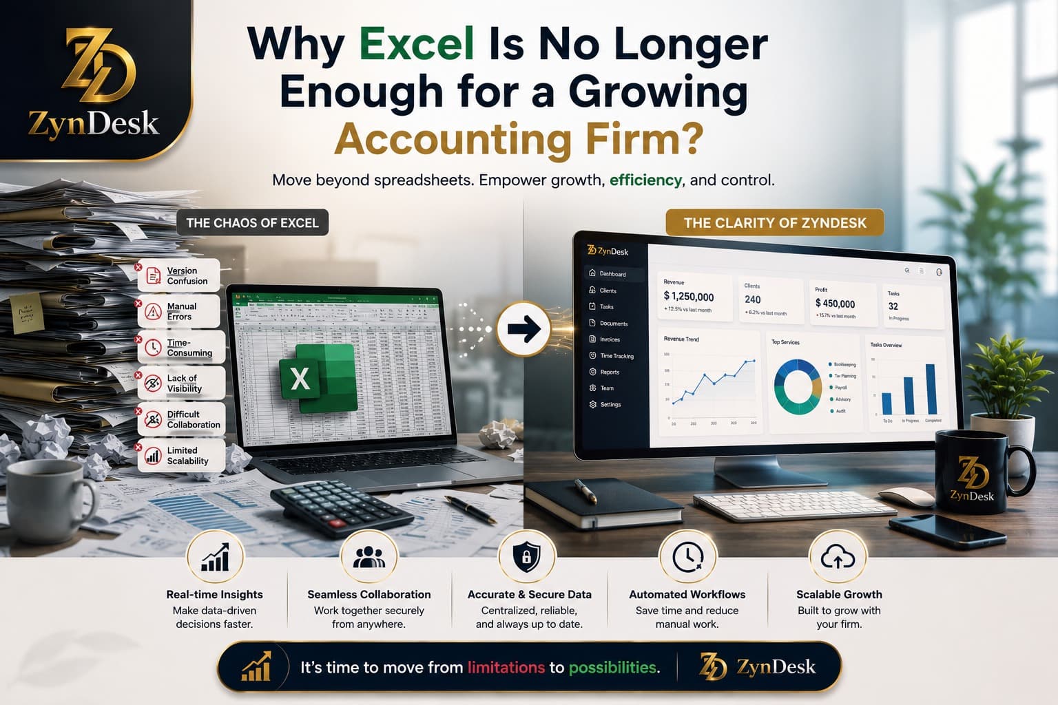 Why Is Excel No Longer Enough to Manage a Growing Accounting Firm?